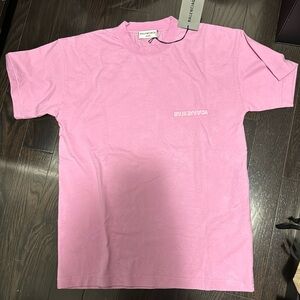 Unisex pink Balenciaga tshirt.